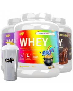 CNP Whey Protein 2000g (66 servings) + Shaker
