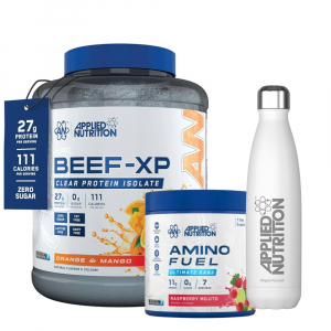 Beef-Xp + Amino Fuel Mini + Metal Flask