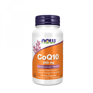 NOW Foods CoQ10 200mg 60 vcaps