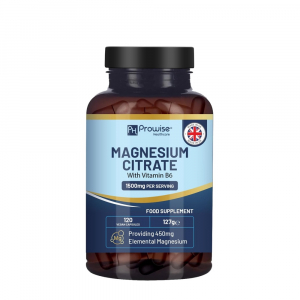 Prowise Magnesium Citrate + Vitamin B6 120 caps