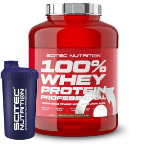 Scitec 100% Whey Protein Professional 2350g + Free shaker