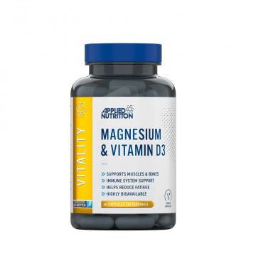 Applied Nutrition Magnesium & Vitamin D3 60 vcaps