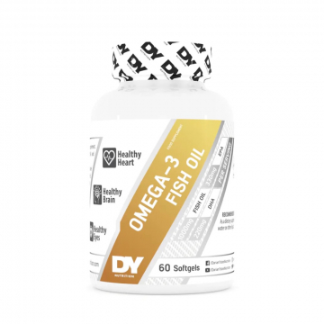 DY Nutrition Omega 3 Fish Oil 60 soft gels