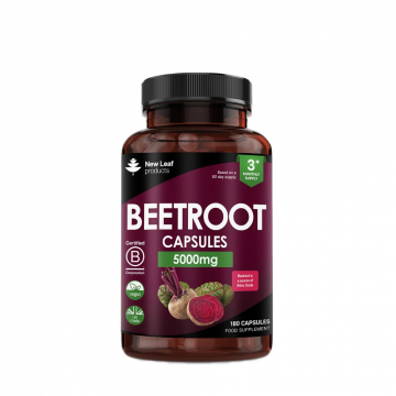 New Leaf Beetroot Capsules With Black Pepper 180 caps