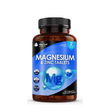 New Leaf Magnesium & Zinc 120 tabs