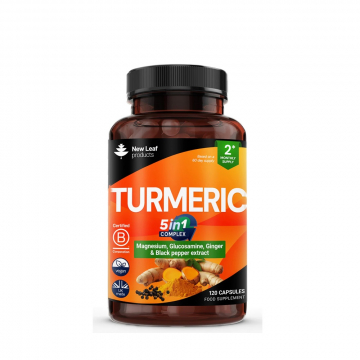 New Leaf Turmeric 5in1 Complex 120 caps