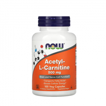 NOW Foods Acetyl-L-Carnitine 500mg 100 vcaps