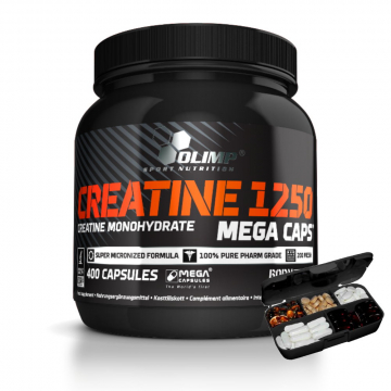 Olimp Creatine Monohydrate 400caps + Pillbox