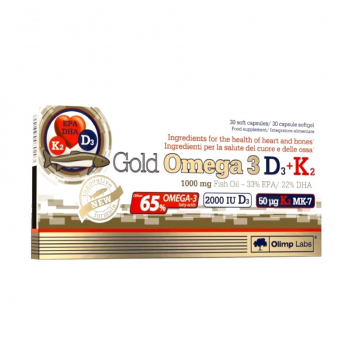 Olimp Gold Omega 3 D3 + K2 30 caps