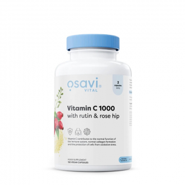 Osavi Vitamin C1000 with Rutin & Rose Hip 120 vcaps