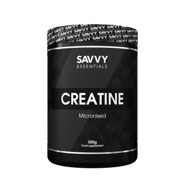 Savvy Essentials Pure Micronized Creatine Monohydrate 500g