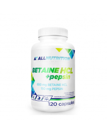 AllNutrition Betaine HCL + Pepsin 120 caps