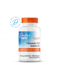 Doctor's Best Vitamin D3 – 5000 IU 180 soft gels