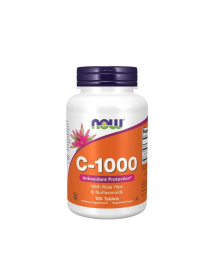 NOW Foods Vitamin C-1000 with Rose Hips & Bioflavonoids 100 vcaps