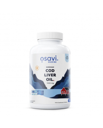 Osavi Norwegian Cod Liver Oil 1000 mg | Lemon | 60 softgels