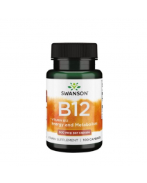 Swanson Vitamin B12 500mcg 100 caps