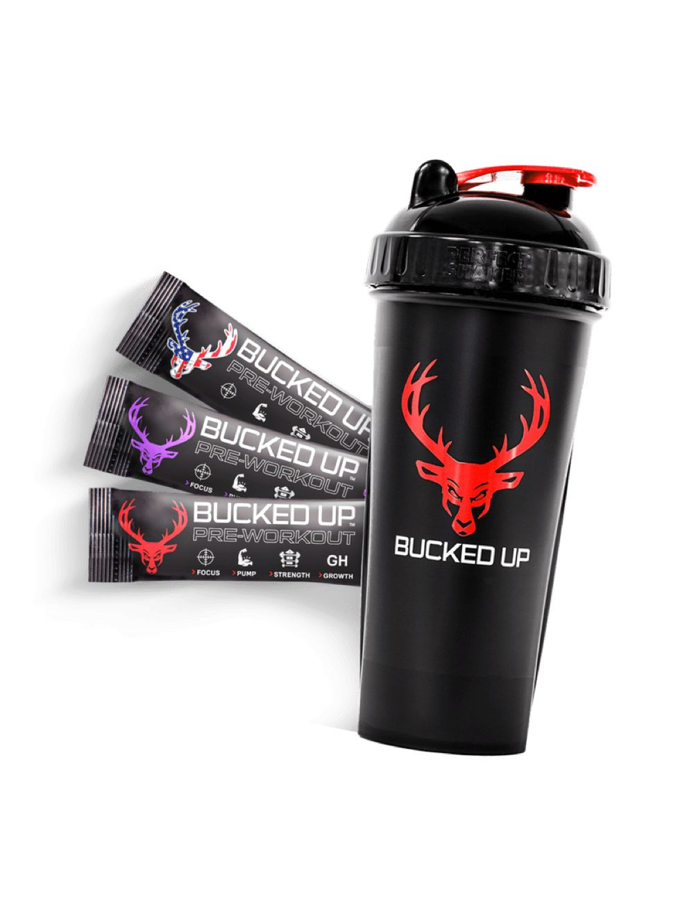 Bucked Up Shaker 3x Sample