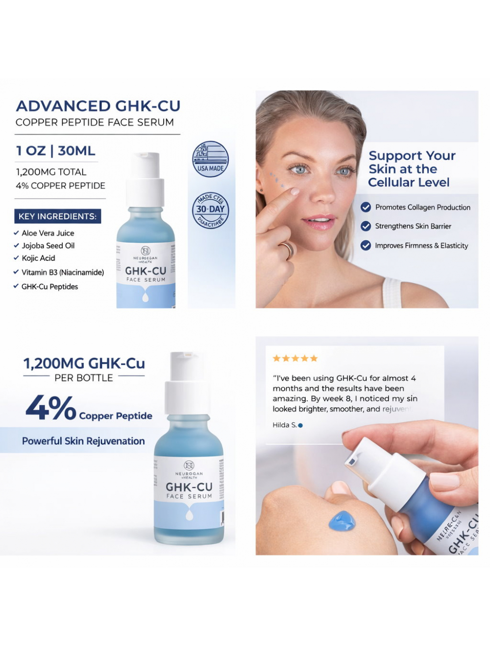 ghk cu over the counter GHK-Cu Copper Peptide Hair Growth Serum main image 0