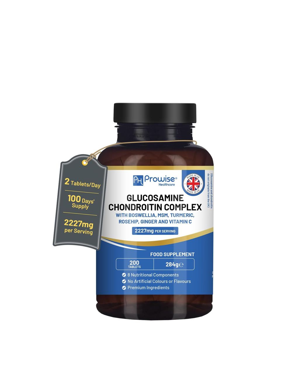Glucosamine And Chondroitin High Strength Complex With Vitamin - View #2