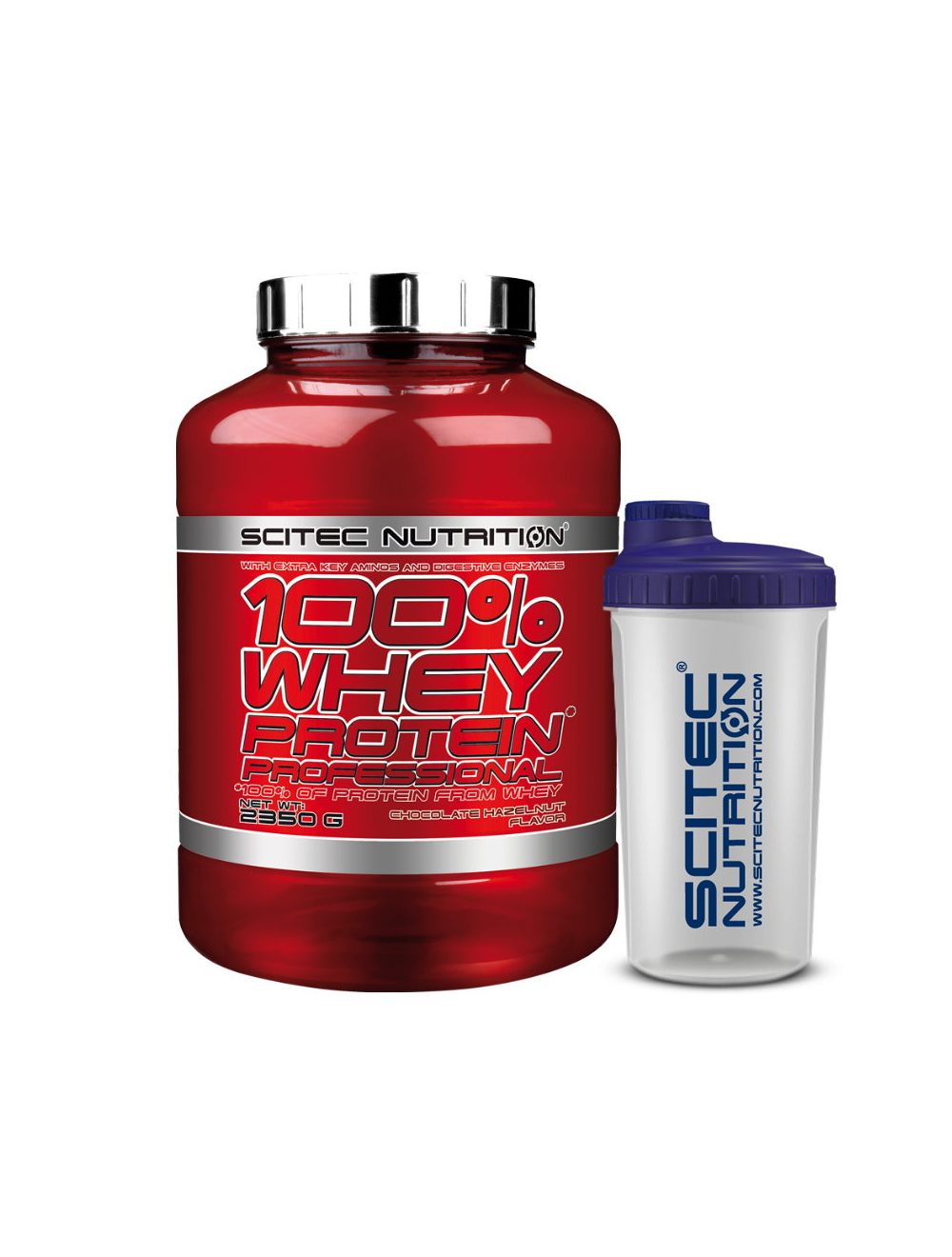 Scitec N. 100% Whey Protein Professional 5 Kg BCAA 8:1:1 150 Caps - Foto 2