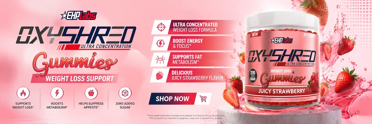 EHP Labs Oxyshred Gummies Fat Burner