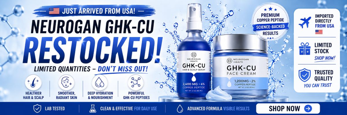 Neurogan GHK-CU Face Cream & Hair Serum