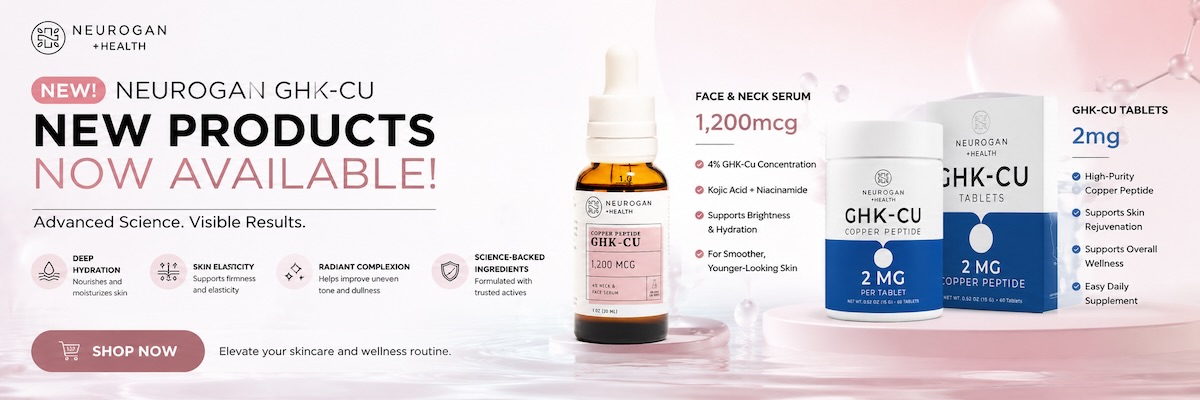 Neurogan Health GHK-CU Copper Skin Care Peptides NEW