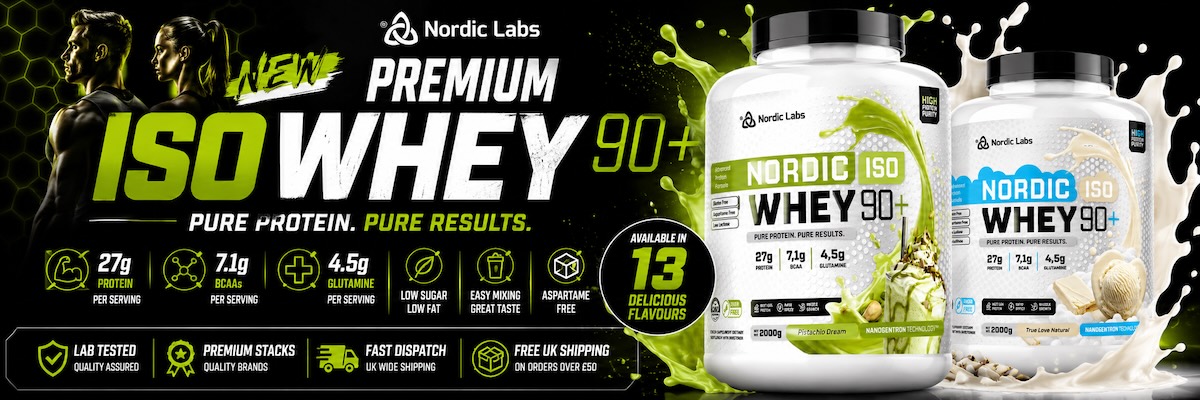 Nordic Labs ISO Whey 90+ 2kg Whey Protein Isolate | 27g Protein