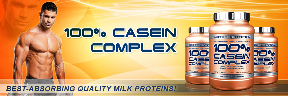 scitec casein complex baner